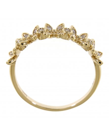 FOUR LEAF STYLE DIAMOND BAND (TR3053)