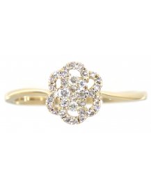 FLORAL STYLE DIAMOND RING (TR3078)