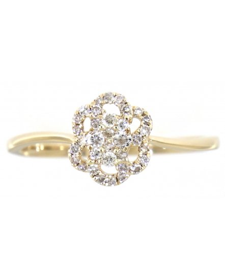FLORAL STYLE DIAMOND RING (TR3078)