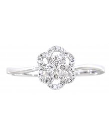FLORAL STYLE DIAMOND RING (TR3078)