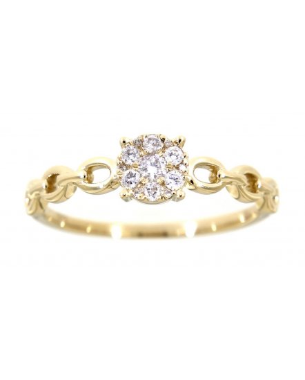 LINK STYLE DIAMOND RING (TR3085)
