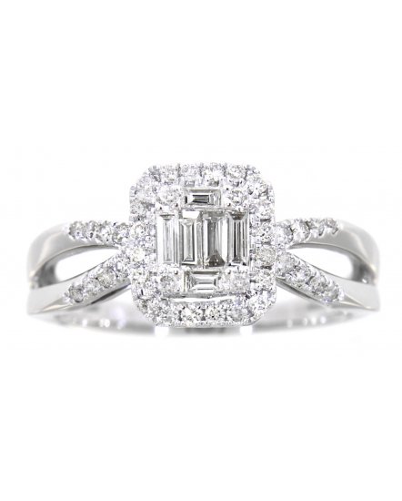 BAGUETTE DIAMOND RING (TR3088)