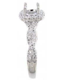SEMI MOUNT DIAMOND ENGAGEMENT RING (TR3093)