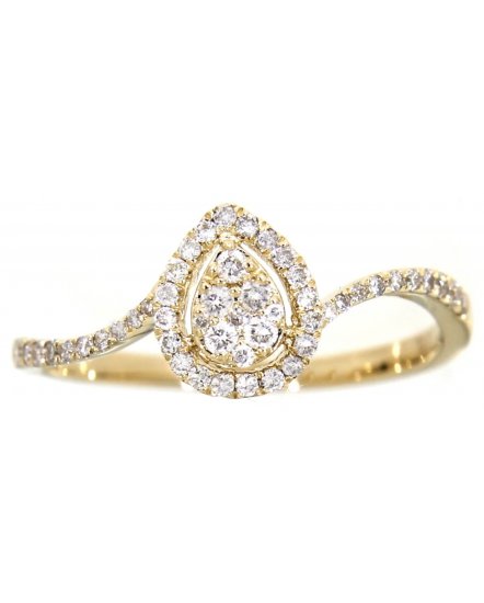 PEAR STYLE DIAMOND RING (TR3100)