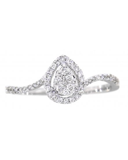 PEAR STYLE DIAMOND RING (TR3100)