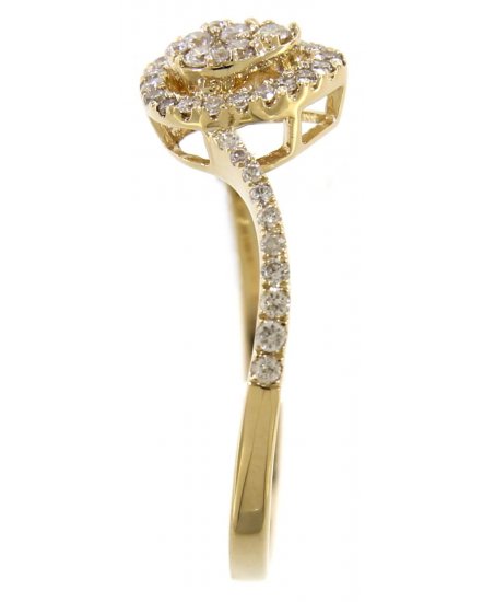PEAR STYLE DIAMOND RING (TR3100)