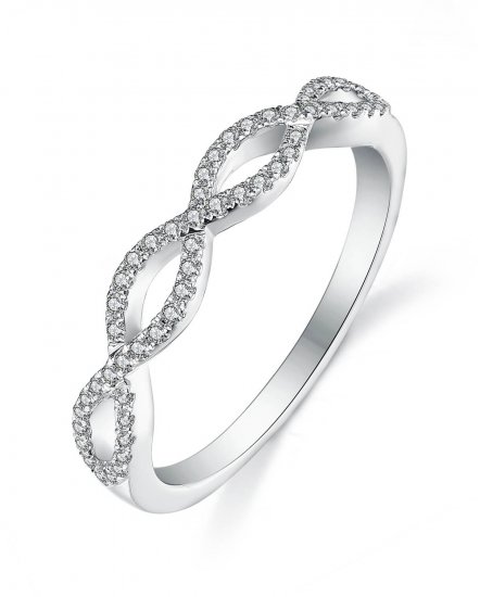 CRISS CROSS STYLE DIAMOND BAND (TR3105)