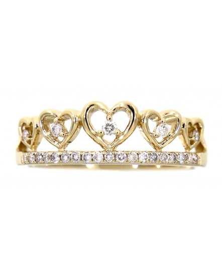HEART DIAMOND RING (TR3107)