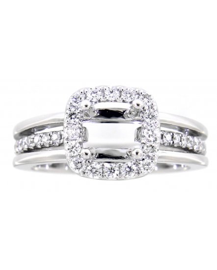 SEMI MOUNT DIAMOND ENGAGEMENT RING (TR3111)