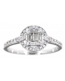 BAGUETTE DIAMOND RING (TR3115)