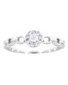 LINK STYLE DIAMOND RING (TR3119)