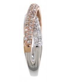 CRISS CROSS  DIAMOND BAND (TR3134)