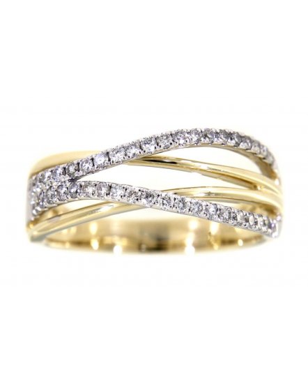 CRISS CROSS DIAMOND BAND (TR3139)