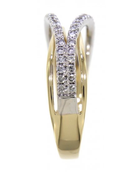 CRISS CROSS DIAMOND BAND (TR3139)