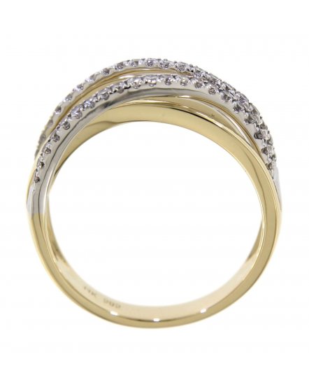CRISS CROSS DIAMOND BAND (TR3139)