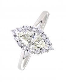 MARQUISE DIAMOND ENGAGEMENT RING (TR3152)