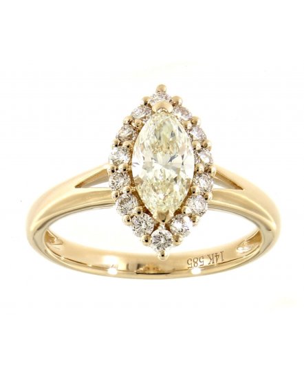 MARQUISE DIAMOND ENGAGEMENT RING (TR3152)