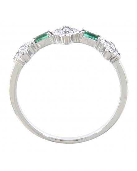 COLORED STONE DIAMOND BAND (TR3153)