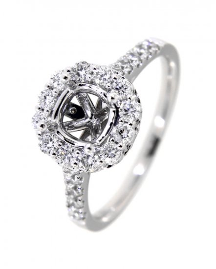 SEMI MOUNT DIAMOND ENGAGEMENT RING (TR3174)