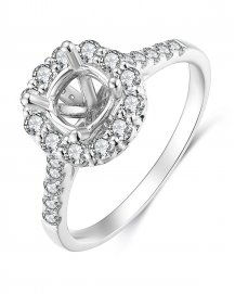 SEMI MOUNT DIAMOND ENGAGEMENT RING (TR3175)