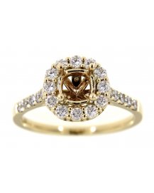 SEMI MOUNT DIAMOND ENGAGEMENT RING (TR3175)
