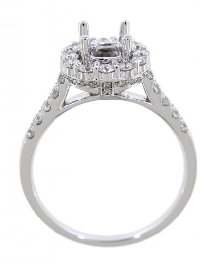 SEMI MOUNT DIAMOND ENGAGEMENT RING (TR3175)