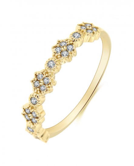 FLORAL STYLE DIAMOND BAND (TR3223)