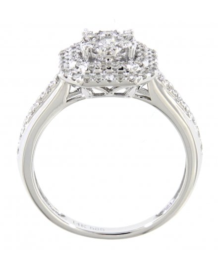 OCTAGON STYLE DIAMOND RING (TR3235)