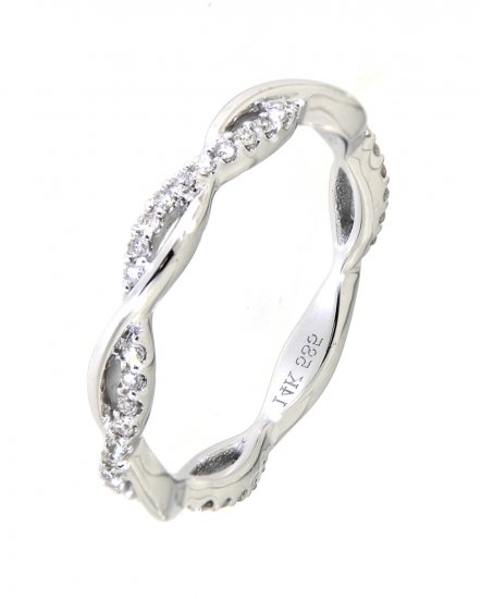 CRISS CROSS DIAMOND BAND (TR3248)
