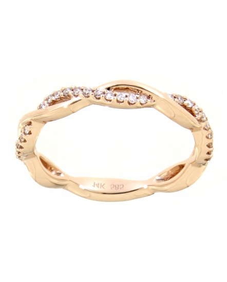 CRISS CROSS DIAMOND BAND (TR3248)