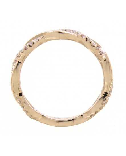 CRISS CROSS DIAMOND BAND (TR3248)