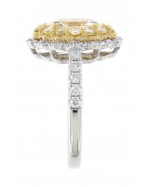 MULTI TONE MARQUISE DIAMOND ENGAGEMENT RING (TR3271)