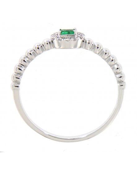 COLORED STONE DIAMOND RING (TR3297)