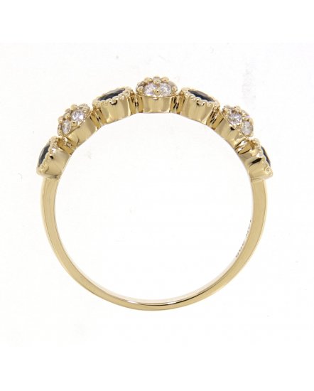 SAPPHIRE DIAMOND BAND (TR3333)