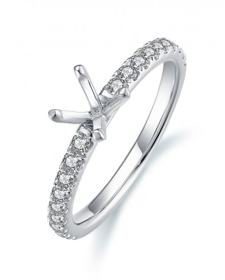 SEMI MOUNT DIAMOND ENGAGEMENT RING (TR3358)