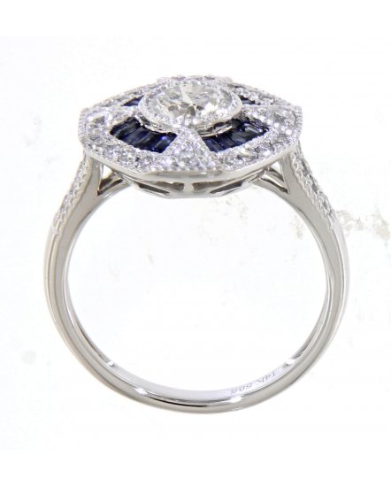 SAPPHIRE DIAMOND RING (TR3361)