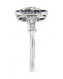 SAPPHIRE DIAMOND RING (TR3362)