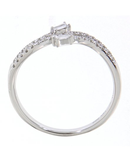 BYPASS BAGUETTE DIAMOND RING (TR3372)