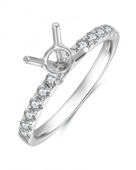 SEMI MOUNT DIAMOND ENGAGEMENT RING (TR3404)