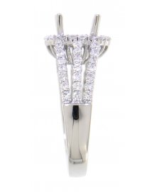 SEMI MOUNT DIAMOND ENGAGEMENT RING (TR3419)