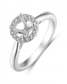SEMI MOUNT DIAMOND ENGAGEMENT  RING (TR3422)