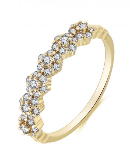 FLORAL STYLE DIAMOND RING (TR3430)