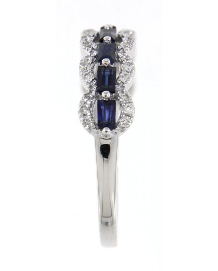 BAGUETTE SAPPHIRE DIAMOND BAND (TR3462)