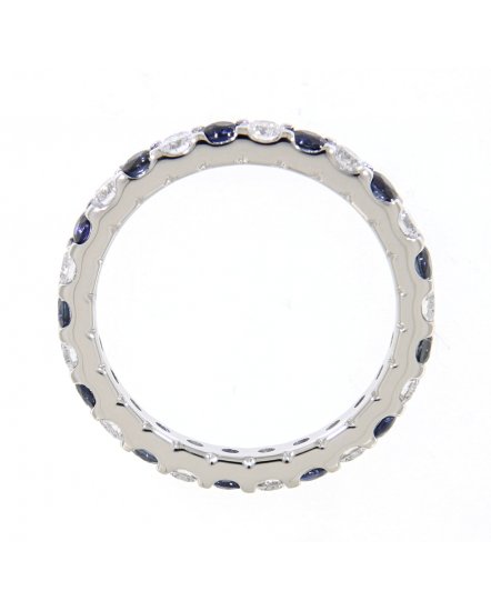 SAPPHIRE DIAMOND BAND (TR3466)