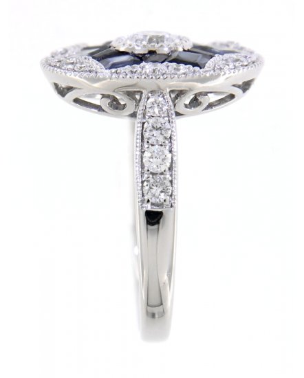 SAPPHIRE DIAMOND RING (TR3489)