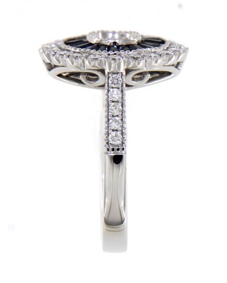 SAPPHIRE DIAMOND RING (TR3496)