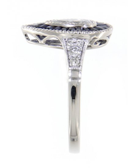 SAPPHIRE DIAMOND RING (TR3533)