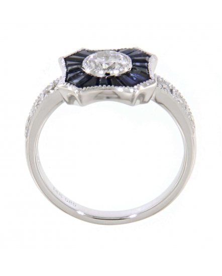 SAPPHIRE DIAMOND RING (TR3558)