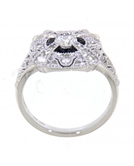 SAPPHIRE DIAMOND RING (TR3563)