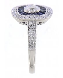 SAPPHIRE DIAMOND RING (TR3567)